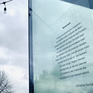 christina guirlande wintertuin gedicht geprint op raamposter
