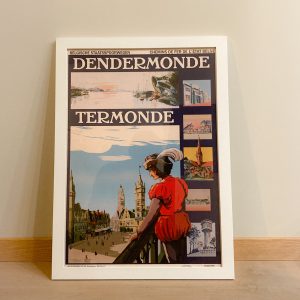 Termonde Dendermonde 1926 poster spoorwegen